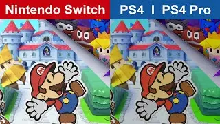 Paper Mario: The Origami King - SWITCH vs PS4 - Graphics Comparison