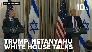 Trump, Netanyahu speak after White House talks over Gaza war