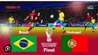 Portugal🇵🇹 vs Brazil🇧🇷 Fan made match   Fifa mobile 23 #football #gaming #sport #status