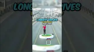 Top 10 Longest Drives in Pro Golf | Part 2