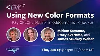 Using New Color Formats in OddContrast