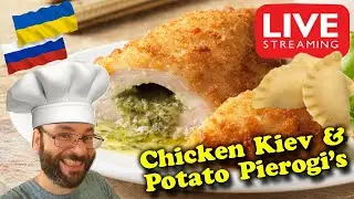 Chicken Kiev Ukraine's National Dish | Russian Potato Pierogi's | Eastern European Recipes