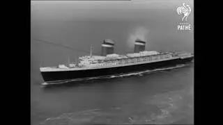 SS United States Gains The Blue Ribband On Maiden Voyage!