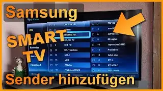 Samsung Smart TV 6er Serie: DVB-S Sender manuell hinzuf&uuml;gen (Satellit Frequenz / Transponder)