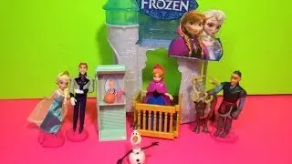 FROZEN Flip n' Switch Castle  Princess Anna Playset Toys Video Unboxing
