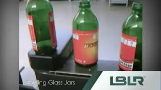 LBLR Labeling glass jars labeling machine