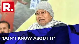 After Bihar Education Minister Makes Anti-Hindu Remark, CM Nitish Kumar Says 'Not Aware'