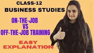 📌 On-the-Job vs Off-the-Job Training &mdash; Exact Difference in 1 Minute | Class 11 BST 💯