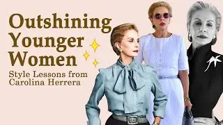 Carolina Herrera at 86: A Timeless Icon of Elegance ✨ | Style Tips for Women 50+