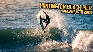 Southside Huntington Beach Pier SHREDDING All Morning! (January 15th 2026)