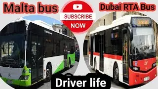 RTA Bus Driver in Malta🇲🇹 Europe🇪🇺ll Bilal in Europe ll