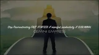 Stop Procrastinating FAST (FORCED) // Manifest Productivity // SUBLIMINAL