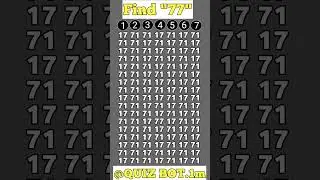 Test Your COGNITIVE Brain Power Skills With This Fast Number Game! #shorts