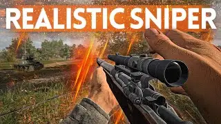 Realistic Sniping on the NEW CARENTAN MAP in Hell Let Loose Update 7!