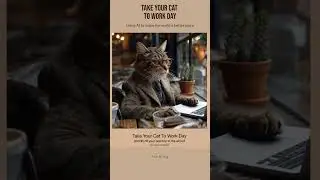 Making the world a better place with #ai for #takeyourcattoworkday