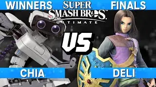 Smash Ultimate Tournament Winners Finals - Chia (ROB) vs Deli (Hero) - S@LT 204