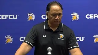 San José State Football Tuesday Press Conference (Air Force)
