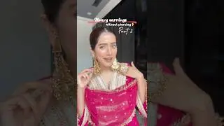 Heavy earrings hack Part 2💁🏻&zwj;♀️ #earringhack #indianwear #punjabisuit #ring  #tutorials