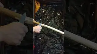 High Value - Carving a walkingstick cane - Day 9 #highvalue #carving #walkingstick #advicevideo