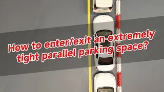 How to enter/exit an extremely tight parallel parking space?