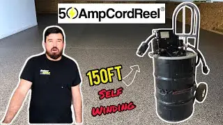 50 Amp Cord Reel - 220v - 250v Self Winding Motorized Cord Reel