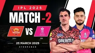IPL 02   Indian Premier League 2025 (IPL) SRH VS RR MAR 23 HYDERABAD  (Rhyming Song)