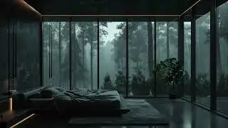 Bedroom Night Ambience Rain Sounds and Piano ASMR for Deep Peaceful Sleep