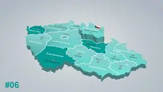 Blender Map Animation 03 / Blender 3.0 #b3d