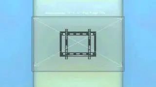 Atlantic Low Profile Fixed TV Wall Mount Kit - #63607073 for 10 - 37 in. Flat Panel TVs