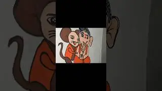 Bapa  ki water panting   🙏✨️💗 #bappamorya #panting #ytshorts #youtubeshorts #shorts #trendingreels