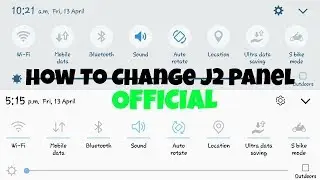How To Change Notification Bar Official by samsung - Look like s9《 No Root》