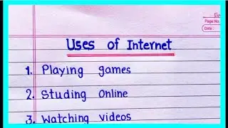 10 Uses of Internet in English ।Uses of Internet । Uses of interest in English