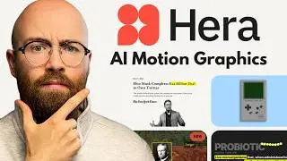 Hera: Create Motion Graphics IN SECONDS with This New AI Tool!
