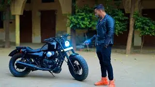 Avenger Modified Into Harley | Black King 👑 | The Bikers Customs