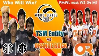 𝐓𝐒𝐌 𝐄𝐧𝐭𝐢𝐭𝐲 intense 𝟒𝐯𝟒 fight 🆚𝐎𝐫𝐚𝐧𝐠𝐞𝐑𝐨𝐜𝐤 | PMWL highlight  | 𝐎𝐑 🆚𝐓𝐒𝐌 |PMWL W2 D4 M1 |PUBG short TV |
