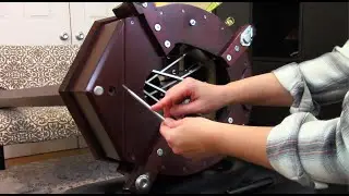 How to Remove the Base of a Pedal Harp, Harp Care, Maintenance, and Repair #18
