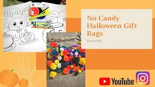 No Candy Halloween Gift Bags
