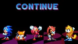 Sonic mania plus Все continue screens (BONUS!)