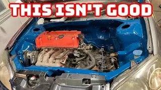 Budget EM2 Gets K24A2 Installed  *** We Have Some Issues***