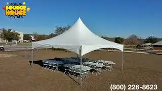 20'x20' High Peak Frame Tent Rentals in Livonia Mi - Michigan Bounce House Rentals - (800) 226-8623
