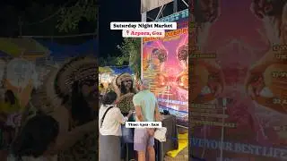 Goa Free Entry Night Market | Instead of Vagator Hill Visit this Saturday Market in Arpora #goa