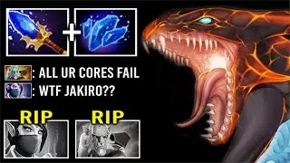 When All Core Heroes Fail and They Think its Over But, Scepter Jakiro Carry All Team WTF Dota 2