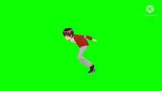 Character running animation green screen/Copyright free boy running green screen animation video