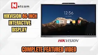 Hikvision 86&rdquo; Interactive Display Ultra-clear 4K visuals, smooth touch response,Full Features Video