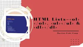 20 HTML Lists  Unordered, Ordered and Description Lists in Hindi | Urdu #orderedlist #htmllist