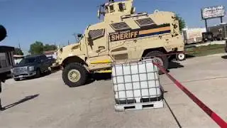 Ector County Sheriff Raids Peaceful Protest with Guns Drawn, Armored Vehicle (Texas)