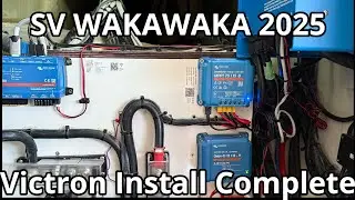 Cerbo GX & GX Touch 70 - Victron Installation complete - SV WAKAWAKA 2025