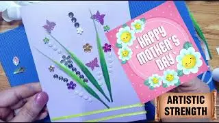 💖Easy Handmade Greeting Card for All Celebration Days &ndash; 🌿💌Nature Craft for Kids #cardcreations #diy