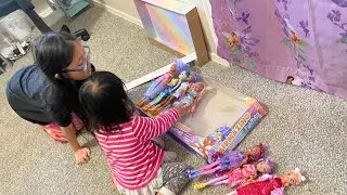 Hairmazing Fantasy Fashion Dolls 7-Pack unboxing on sale $10