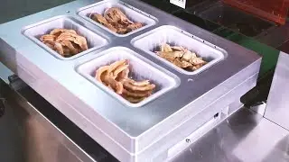 MAP tray sealing packaging equipment semi automatic plastic boxes sealer